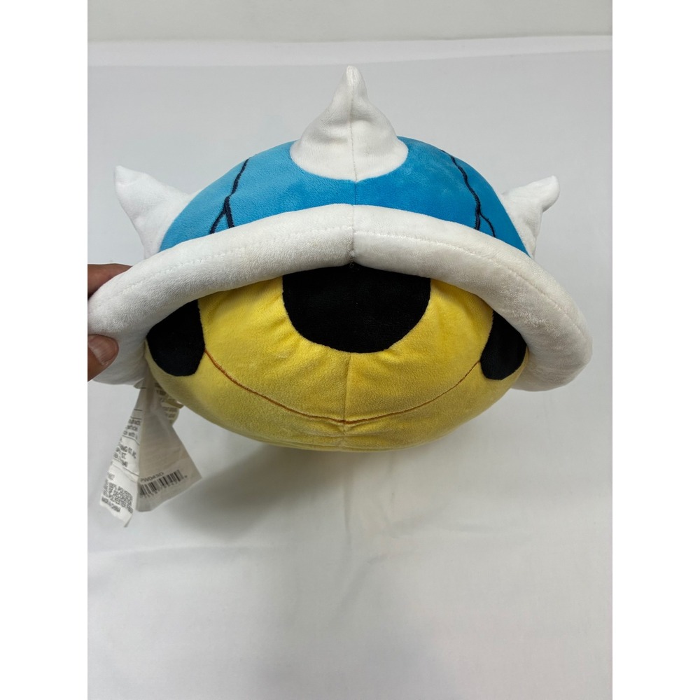 Nintendo Mario Kart Blue Spiny Shell Plush Toy Blue Yellow White One Size Good - Picture 5 of 5